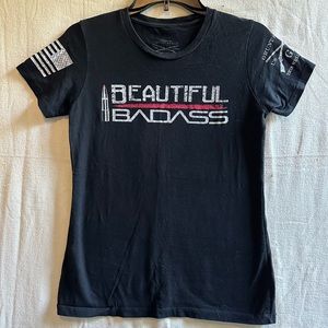 Black Tee, true to Jr size no fading. So cute!!!